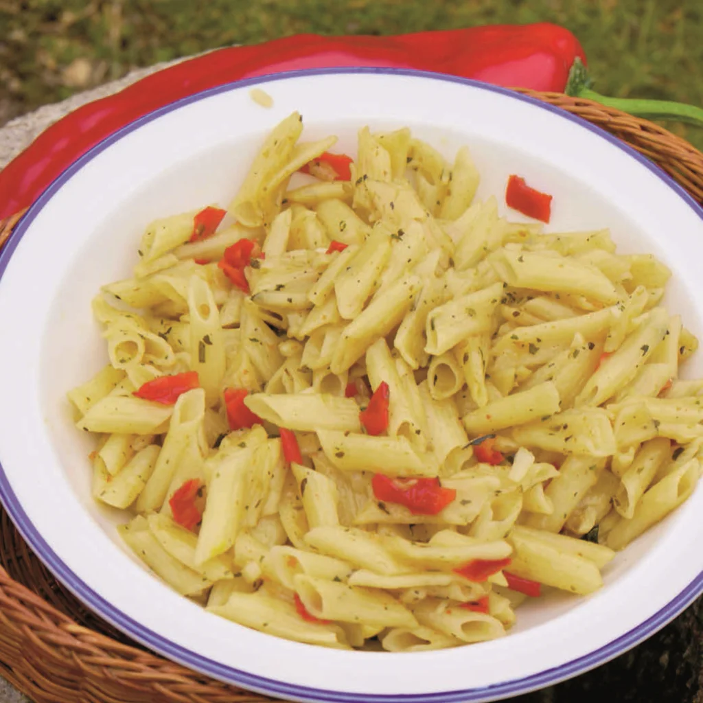 Beitragsbild Aglio e Olio mit getrockneten Zutaten