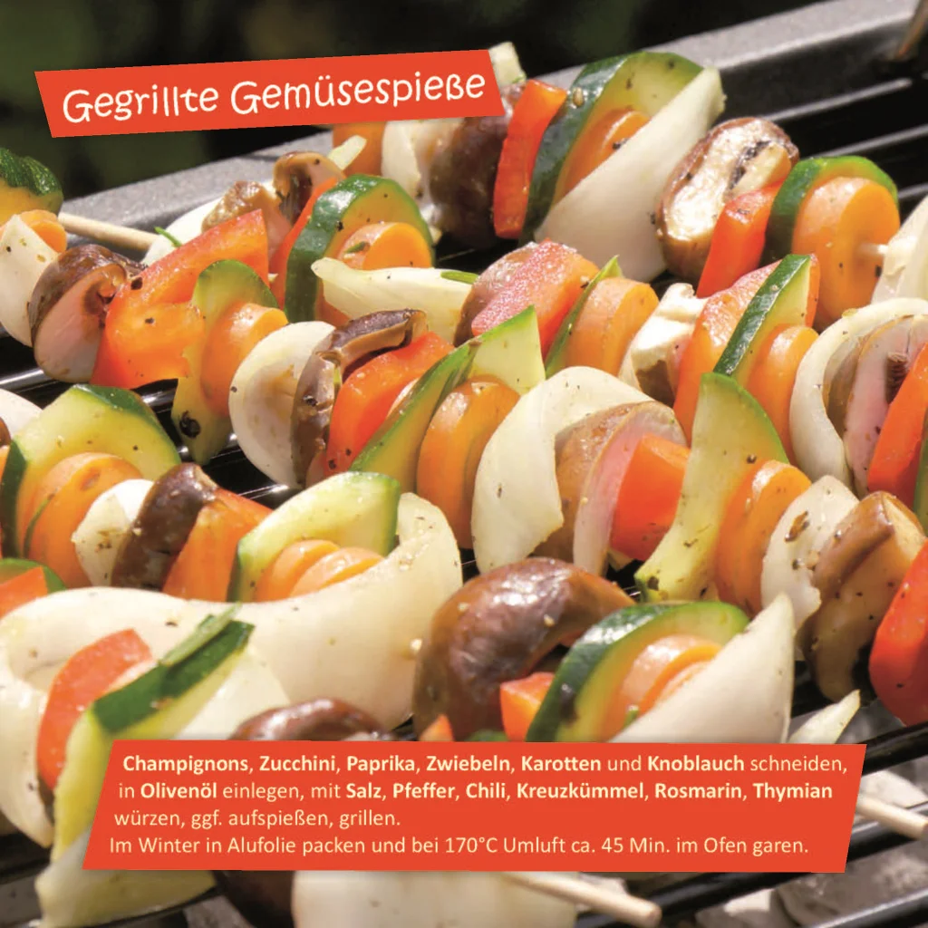 Beitragsbild Gegrillte Gemüsespieße