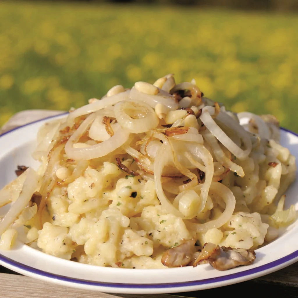 Beitragsbild Spätzle mit Röstzwiebeln