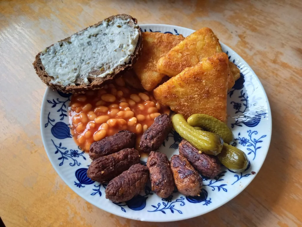 Veganes Rezept Englisches Frühstück