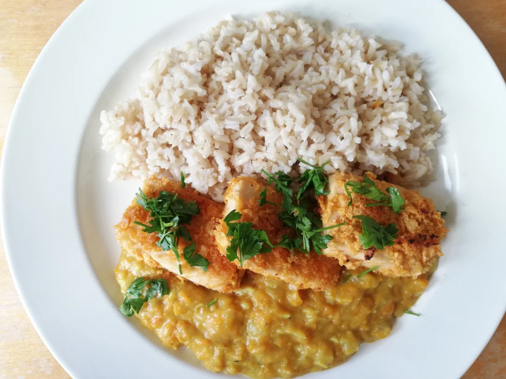 Veganes Rezept Tofu Katsu Curry