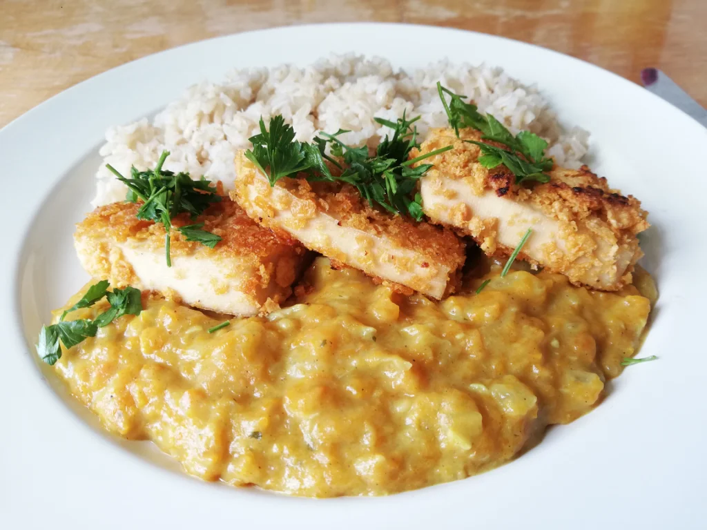 Beitragsbild Tofu Katsu Curry